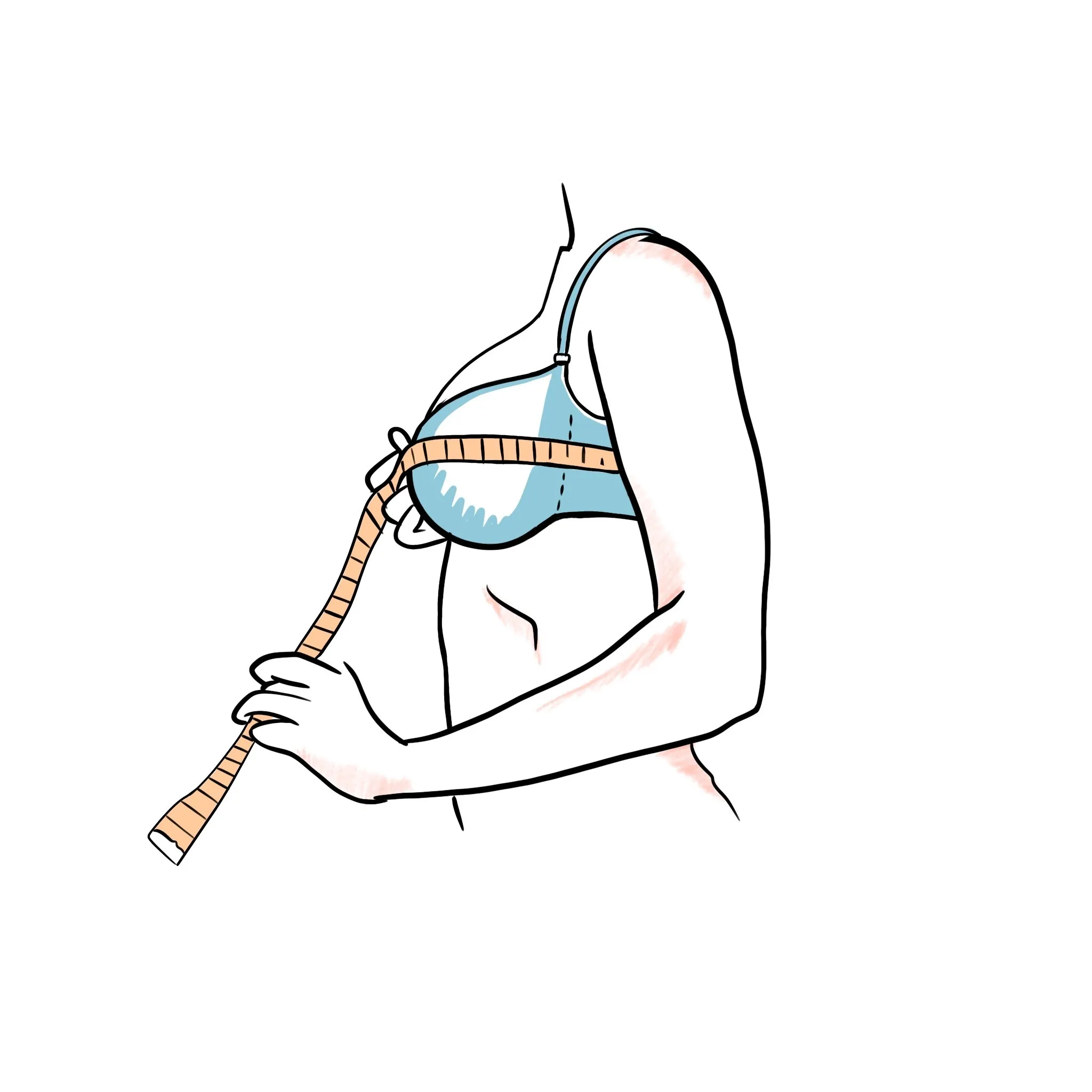 آموزش دقیق اندازه گیری سایز سوتین