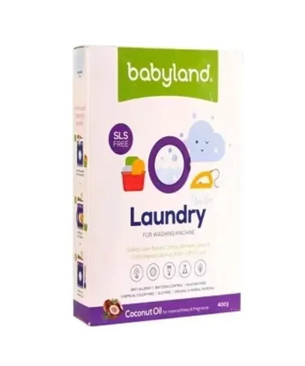 پودر صابون ماشین لباسشویی با روغن نارگیل بی‌بی‌ لند Baby Land