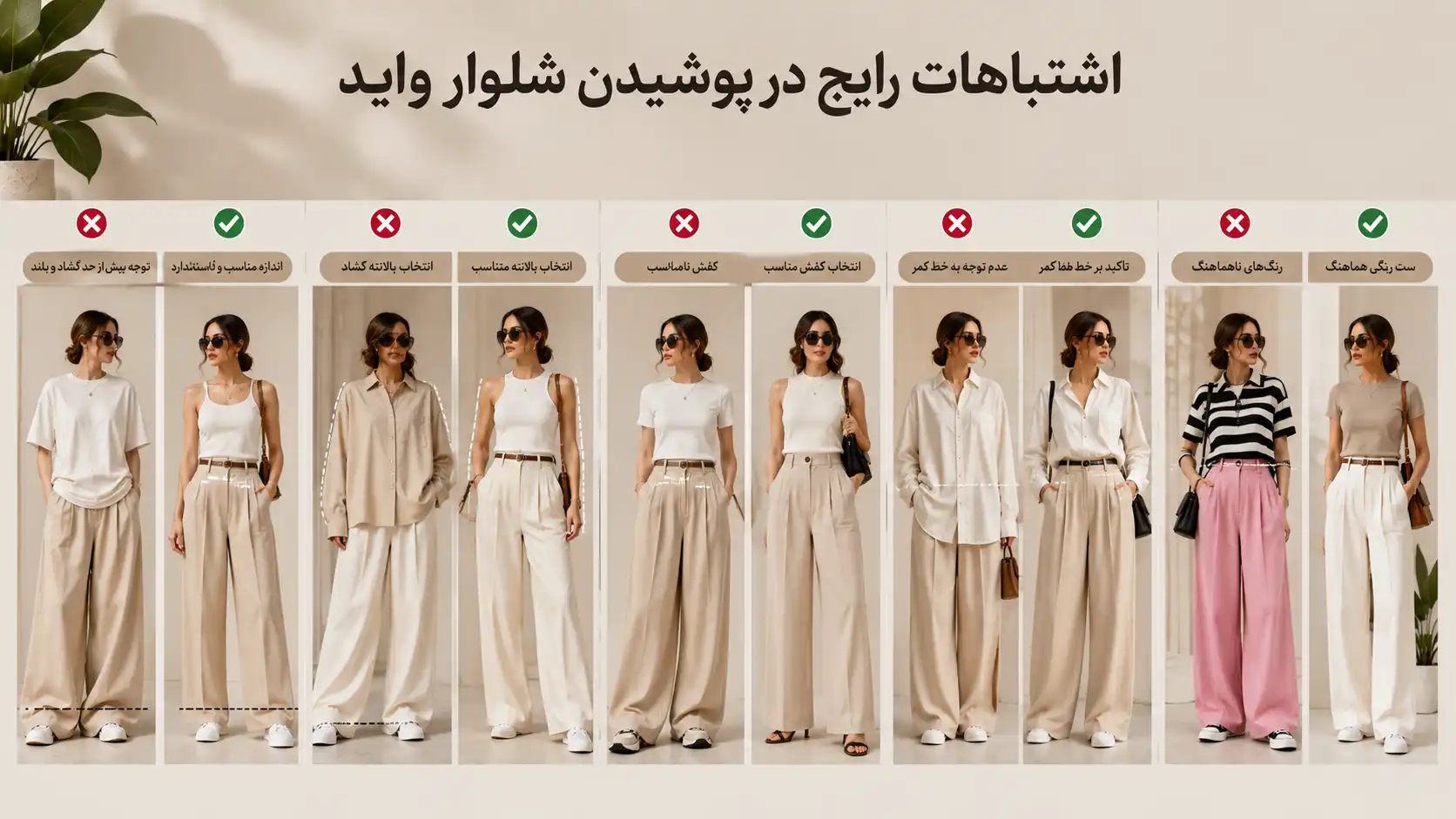 شلوار واید را اشتباه می‌شناسید