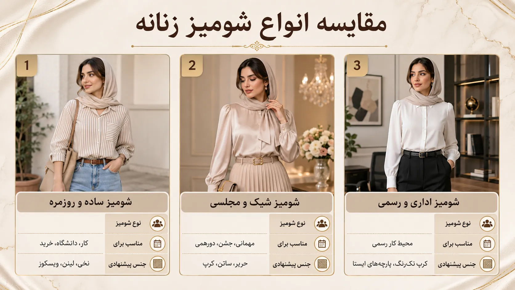 یک شومیز خوب همه چیز را عوض می‌کند