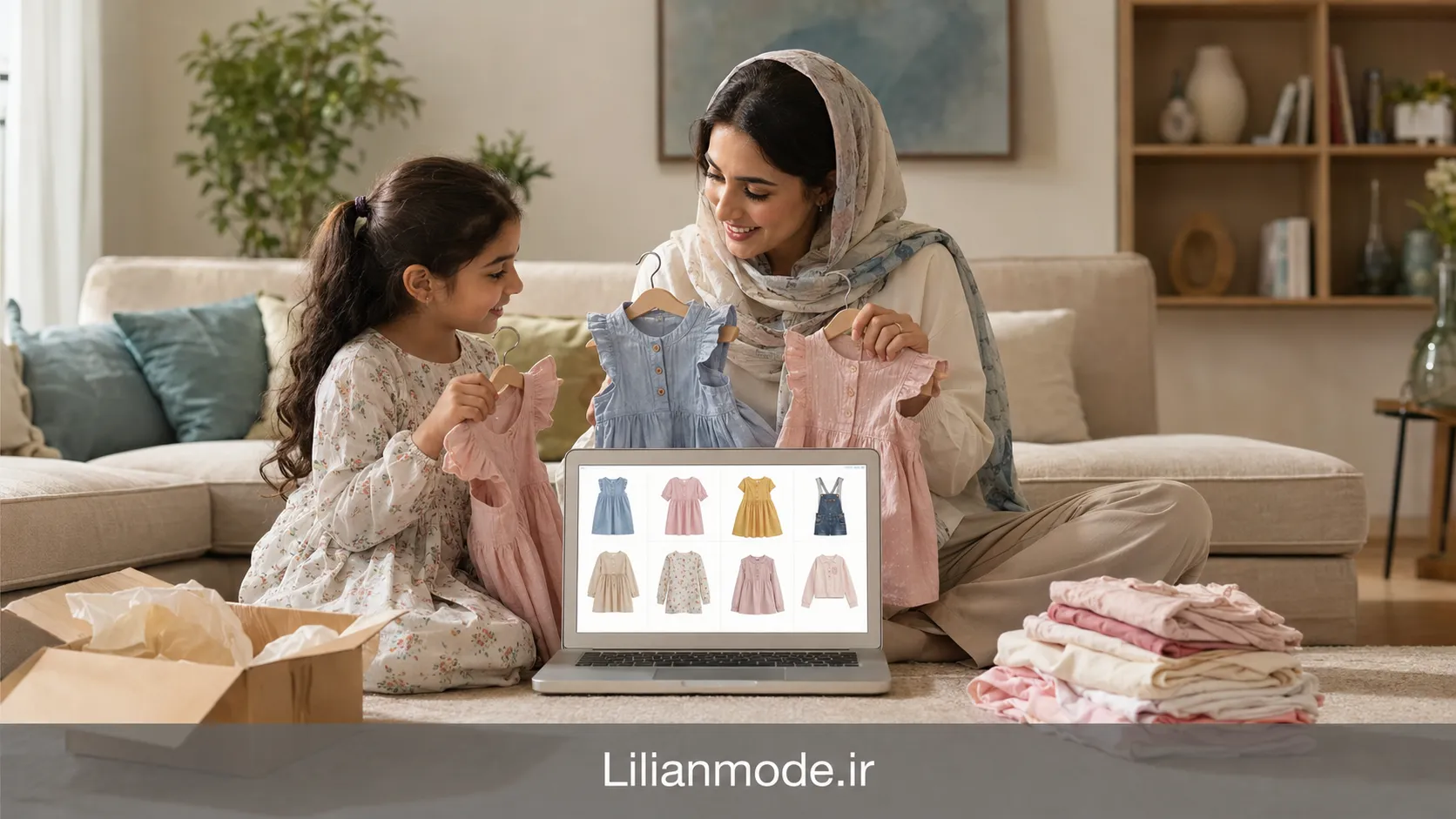 سن یا اندازه معیار خرید لباس بچه‌گانه