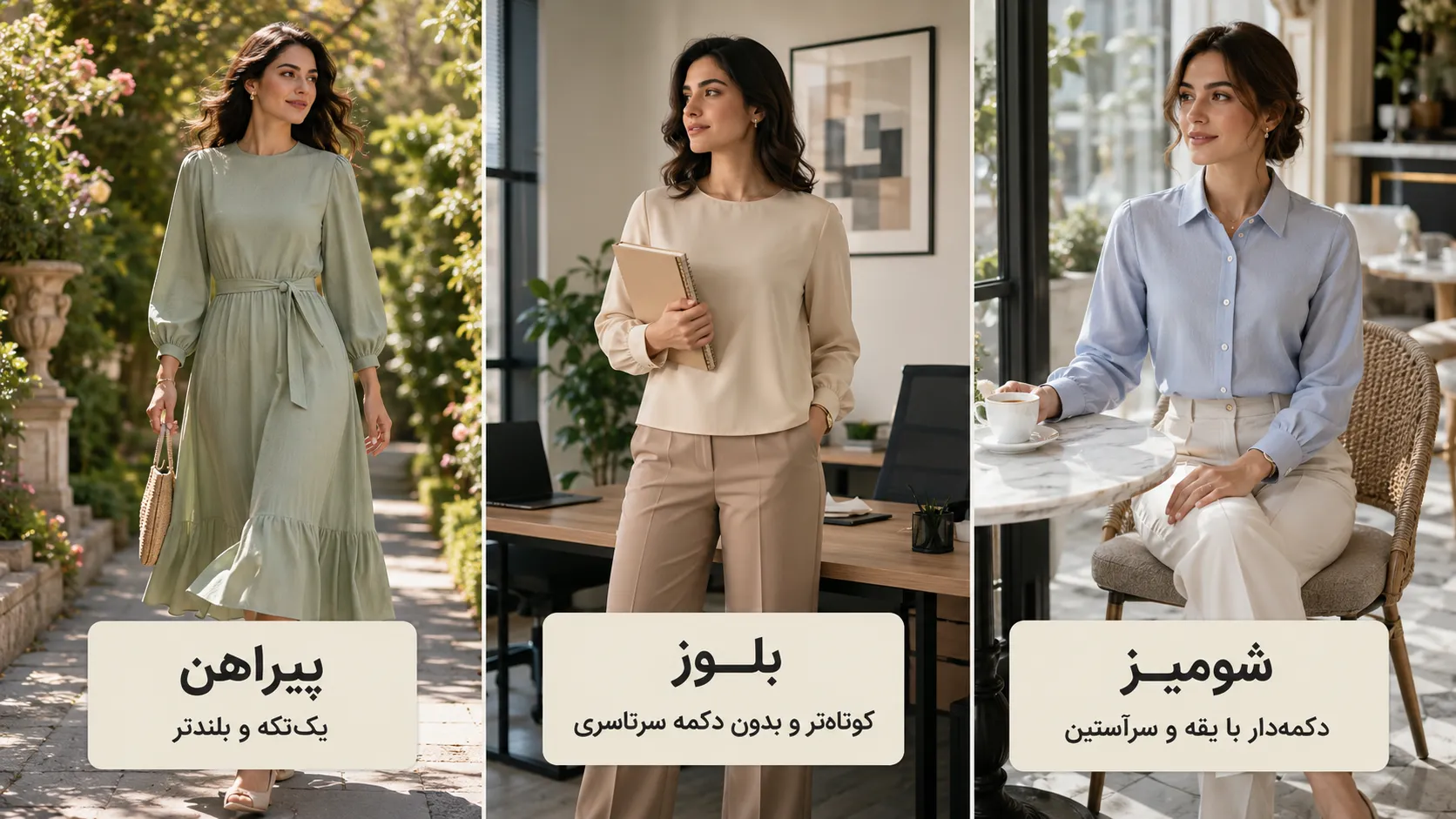 راهنمای کامل خرید و استایل شومیز زنانه