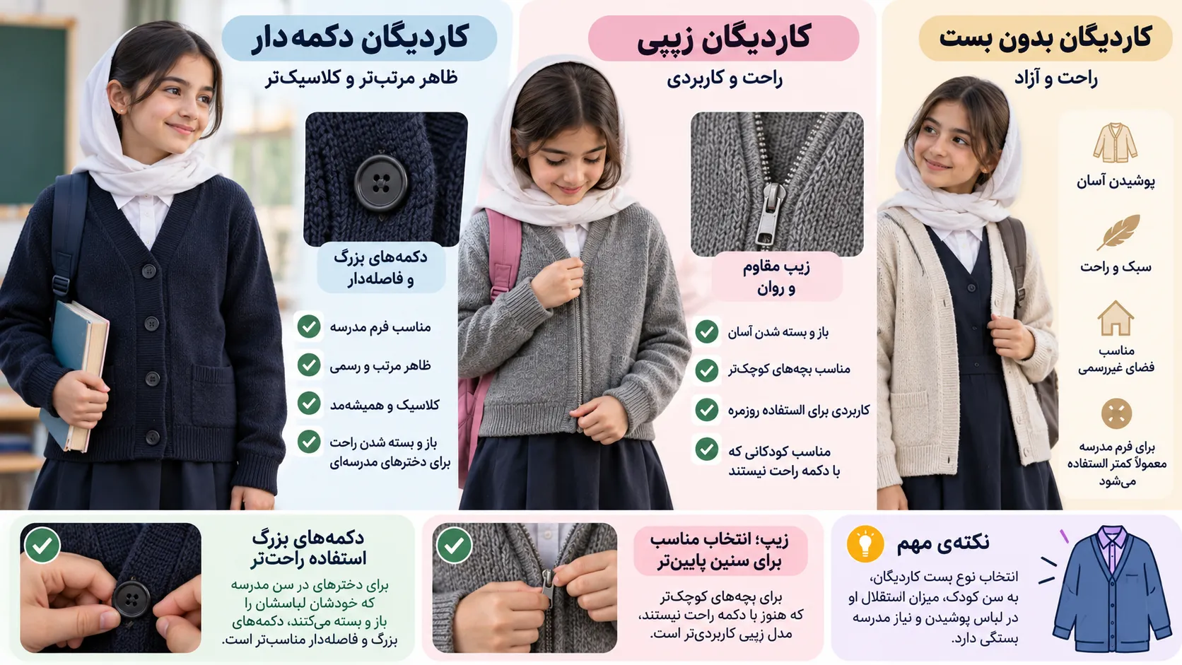 کاردیگان دخترانه؛ راهنمای خرید بر اساس سن و کاربرد 4 کاردیگان دخترانه؛ راهنمای خرید بر اساس سن و کاربرد (4)